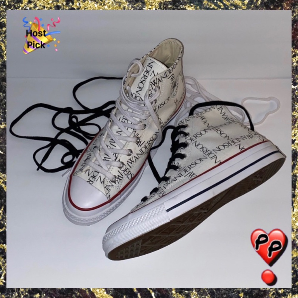 🆕CONVERSE JW Anderson Logo Unisex High Tops